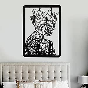 WALLCENTRE ART BEYOND IMAGINATION Mild Steel Women Shape Tree Metal ...