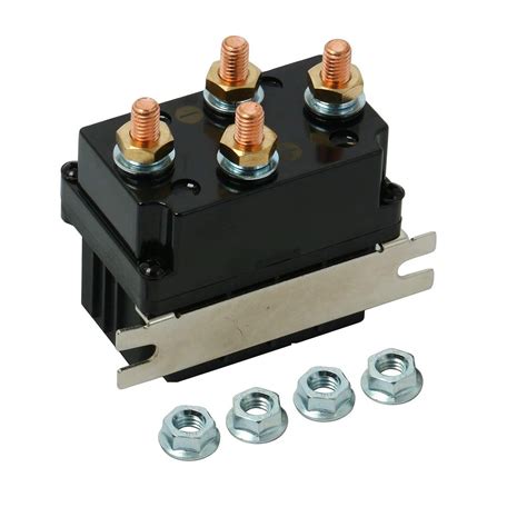 Buy NovelBee 12V 500A Heavy Duty Winch Solenoid Contactor Relay for ...