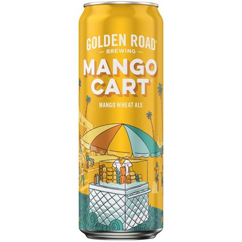 Golden Road Brewing Mango Cart Wheat Ale Beer Can (25 fl oz) Delivery ...