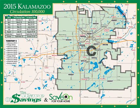 Kalamazoo County Township Map