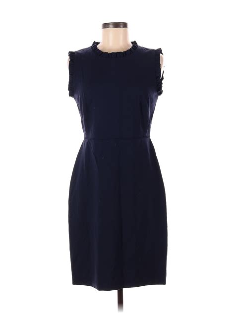 J.Crew Solid Navy Blue Casual Dress Size 6 (Petite) - 74% off | thredUP