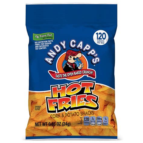 Amazon.com: Andy Capp's Hot Fries, 0.85 oz, 72 Pack