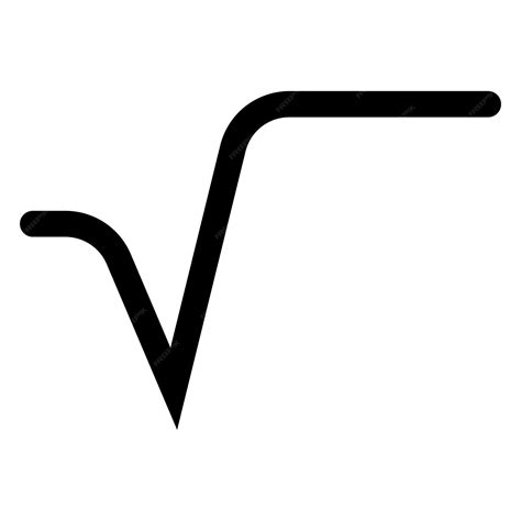 Premium Vector | Mathematical sign square root square root icon for ...