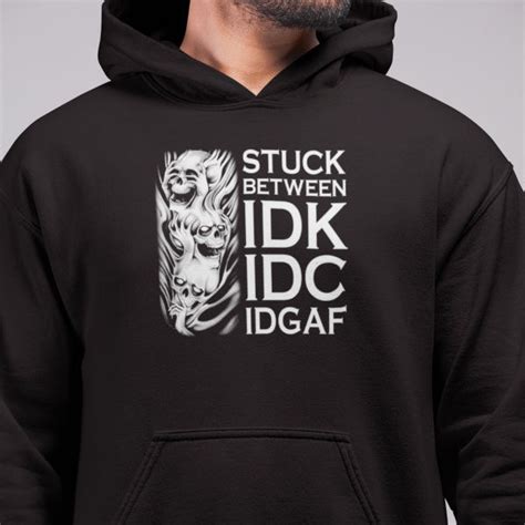 Buy Stuck Between Idk Idc and Idgaf Svg Online In India - Etsy India
