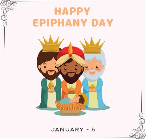 Beige Minimalist Happy Epiphany Day. Epiphany is a Christian festival ...