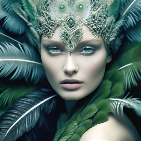 "A beautiful model on the cover of a magazine.black.white.blue.violet ...