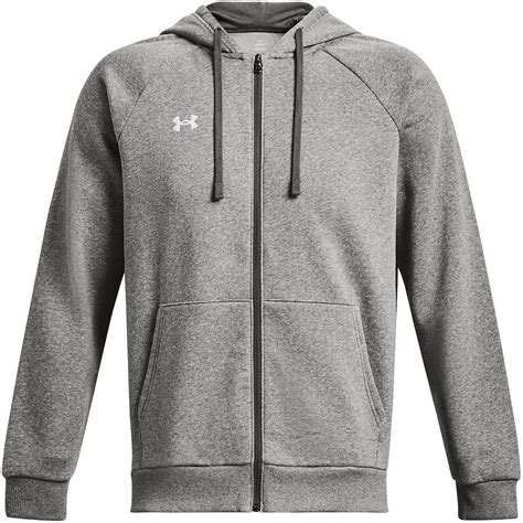 Under Armour | Armour UA Rival Fleece Full-Zip Hoodie Mens | Zip ...