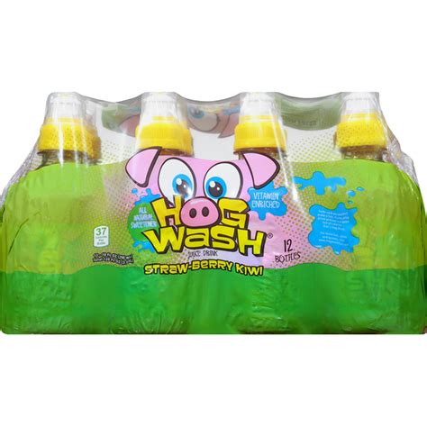 Hog Wash Juice Drink, Straw-Berry Kiwi (10 fl oz) Delivery or Pickup ...