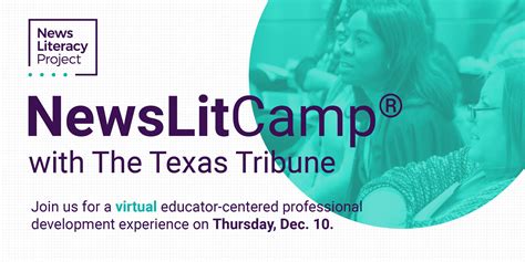 All educators: NewsLitCamp® with The Texas Tribune - The News Literacy ...