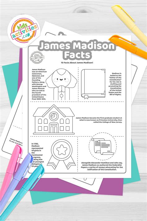 James Madison Father Of The Constitution Worksheet Orange County