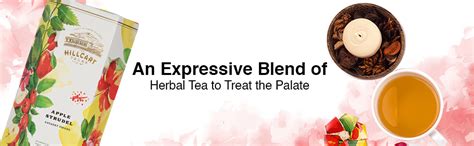 HILLCART TALES Apple Strudel Dessert Tisane Herbal Tea - 14 Teabags, 31 ...