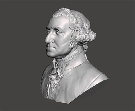 Fichier 3D Modèle 3D de George Washington - Fichier STL de haute ...
