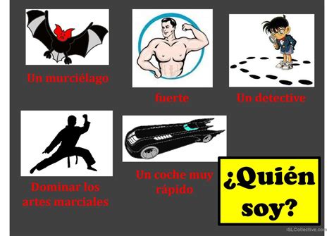 Quién superheroe soy: English ESL powerpoints