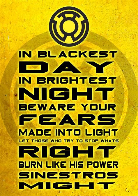 Gold Lantern Corps Oath