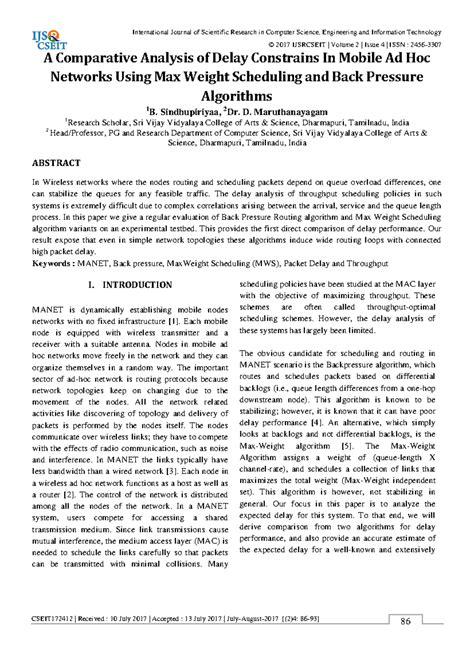 A Comparative Analysis of Delay Constrains in Mobile Ad Hoc Networks ...