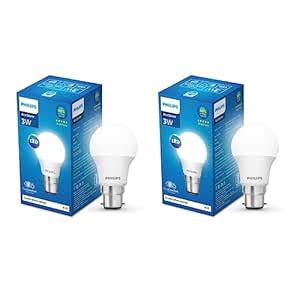 Buy PHILIPS 3-watt LED Bulb | AceSaver LED Bulb | Base: B22 Light Bulb ...