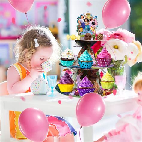 Buy Encanto Birthday Party Decorations Supplies for Kids Girls 3-Tier ...