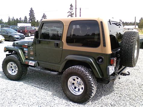 Green 1998 Jeep Wrangler TJ