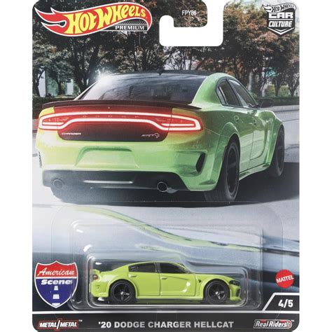 Mattel Hot Wheels Cars - Collective Races 20 Dodge Charger Hellcat ...