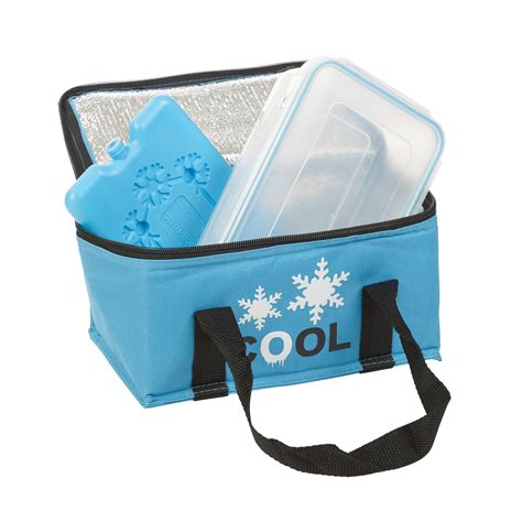 3pc Cool Bag Lunch Box Ice Pack Cooler School Picnic Set Freezer Food ...