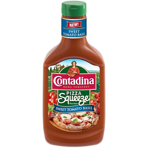 Contadina Tomato Basil Pizza Sauce 15 oz | Squeeze Bottle | Buy Now ...