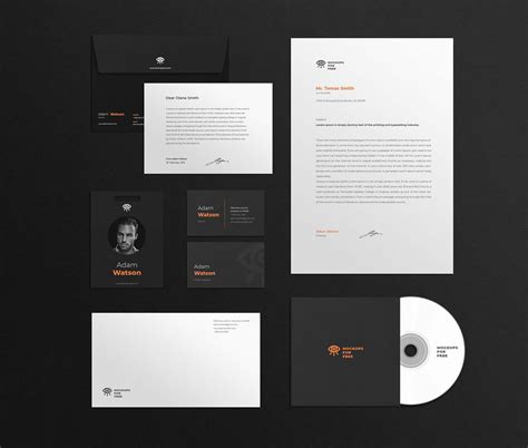 10 Free Vector Psd Corporate Identity Mockups Freecreatives Corporate