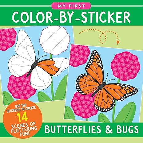Buy Butterflies & Bugs (My First Color-by-sticker) Book Online at Low ...