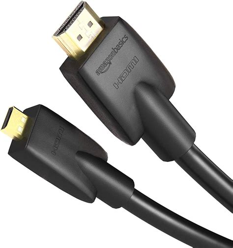 Buy AmazonBasics High-Speed Micro-HDMI to HDMI Cable - 3 Feet (Latest ...