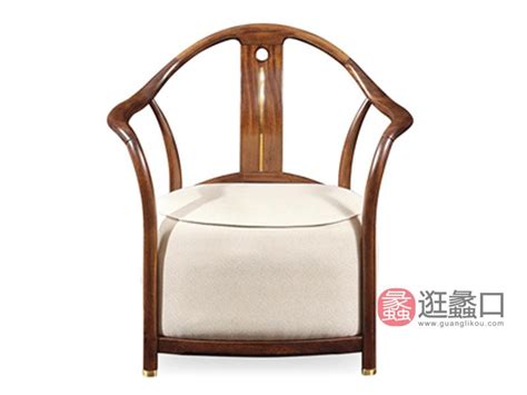 新中式圈椅禅意实木仿古靠背椅太师椅茶室白蜡木免漆家具三件套-休闲椅-2021美间（软装设计采购助手）