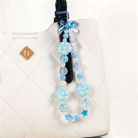 Dreamy Azure Cute Phone Lanyard Online - Premium Phone Charm | Nestasia
