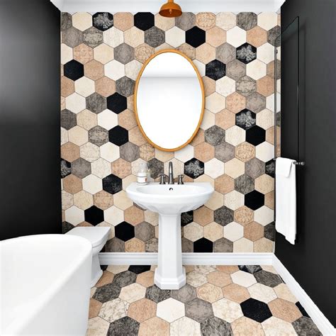 15 Hexagon Tile Bathroom Ideas To Transform Your Space