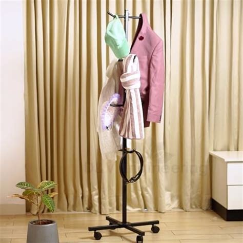 D&V Engineering Movable Vertical Stand | Coat, Scarf, Umbrella, Handbag ...