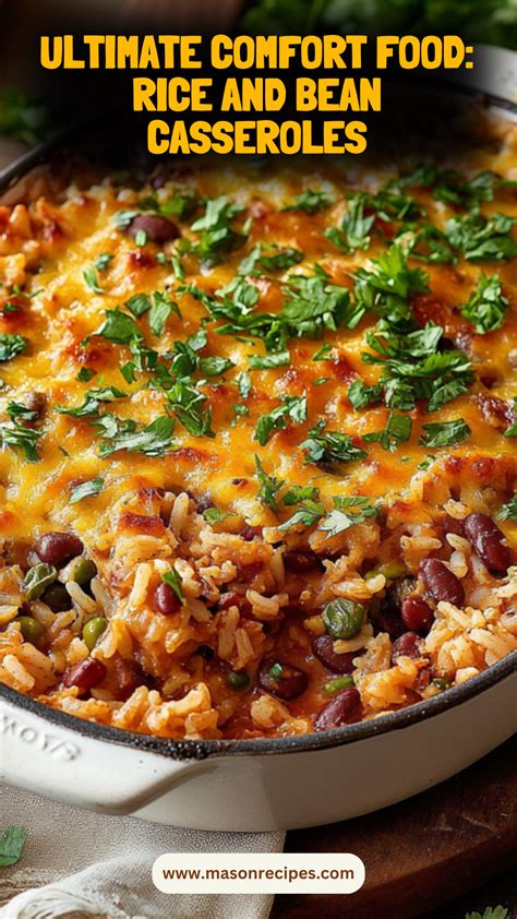 Delicious Rice and Bean Casseroles Recipe | Recipe in 2025 | Vegetarian ...