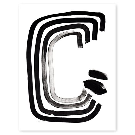 Letter C In Graffiti