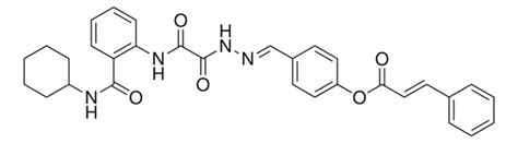 4-{(E)-[2-(2-{2-[(CYCLOHEXYLAMINO)CARBONYL]ANILINO}-2-OXOACETYL ...