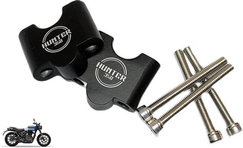 M TECHNICS Hunter 350 Handle Bar Riser : Amazon.in: Car & Motorbike