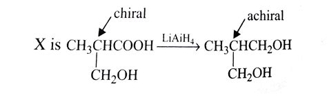 An optically active compound X has molecular formular ` C_4H_8 O_3`. It ...