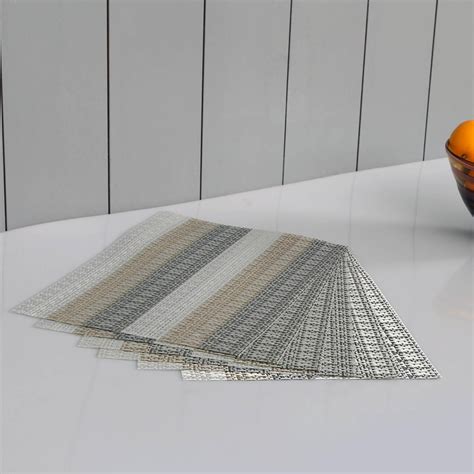 Buy Eden Set of 6 PVC Woven Placemats from Home Centre at just INR 1699.0
