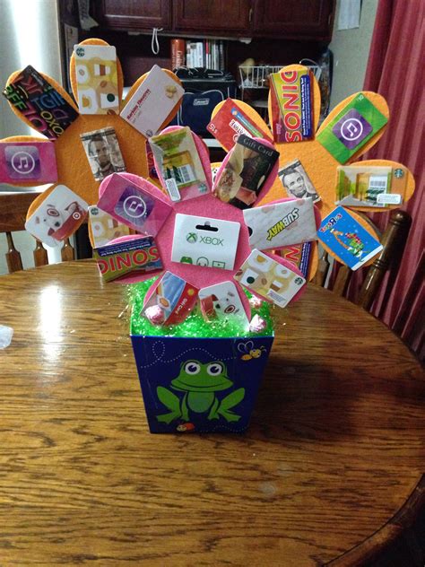 Gift Card Basket | Gift Card Tree, Gift Card Bouquet, Gifts