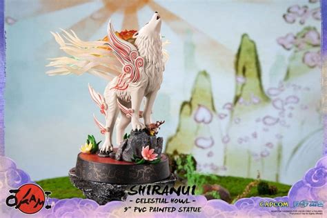 Buy First 4 Figures Okami: Shiranui 9 Inch Celestial Howl Pose Statue ...