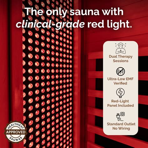 Saunas with Red Light Therapy – Heavenly Heat Saunas