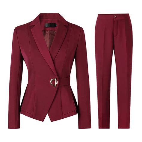 JHLZHS Pant Suits for Women Dressy Elegant Petite Womens 2 Piece Suit ...