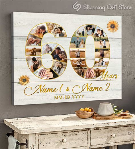 60th wedding anniversary gifts for friends 60 photos - Vianawedding.com