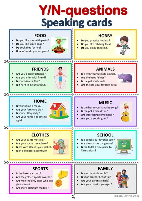 English Practice Questions - Free Printable Templates: