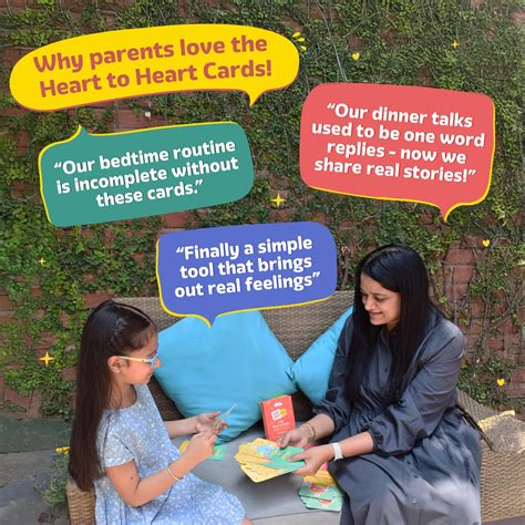 Little Hands Big Hearts - Heart to Heart Conversation Starter Cards (A