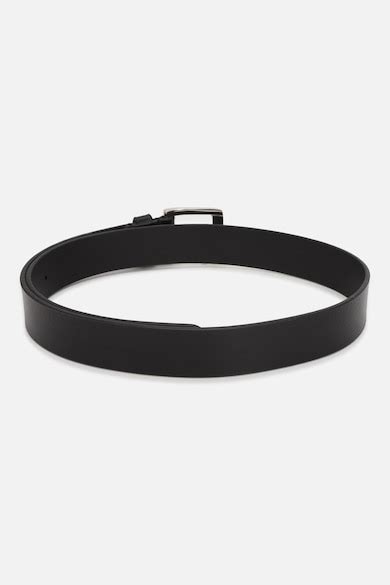 Buy Men Black Solid Belt Online - 39620241 | Van Heusen