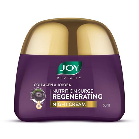 Joy Night Cream with Collagen, Jojoba, Shea Butter & Gotu Kola For ...