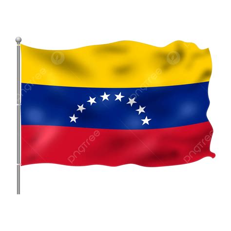 Bandeira Da Venezuela Voando No Mastro PNG , Venezuela, Bandeira ...