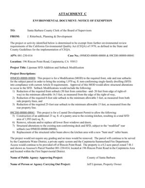 Fillable Online sbcountyplanning ENVIRONMENTAL DOCUMENT NOTICE OF ...