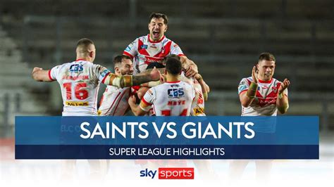 St Helens 13 - 12 Huddersfield - Match Report & Highlights